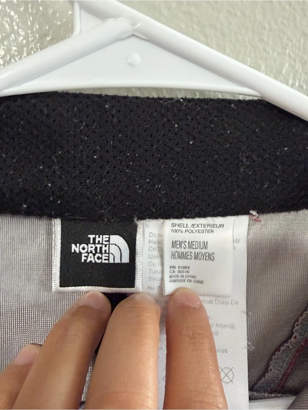 The North Face Men's Red Full-Zip Windbreaker